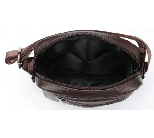 Сумка вертикальна компактна 14993 Vintage Коричневий