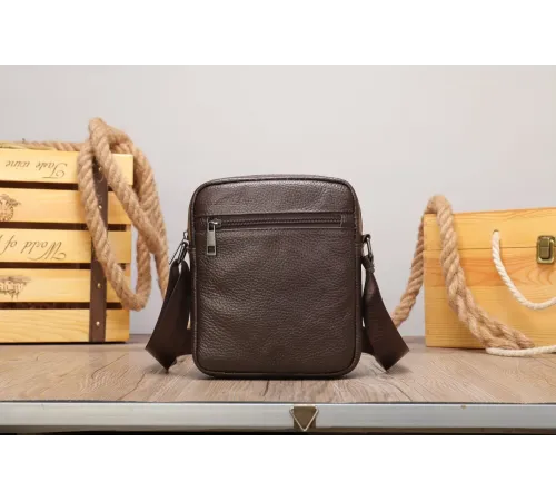 Сумка вертикальна компактна 14993 Vintage Коричневий