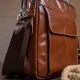 Сумка чоловіча шкіряна Vintage 14835 Коричнева