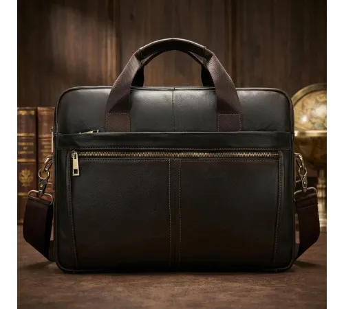 Сумка чоловіча під ноутбук Vintage 14670 Коричнева