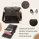 Сумка з тисненням під шкіру крокодила Vintage 20039 Коричнева