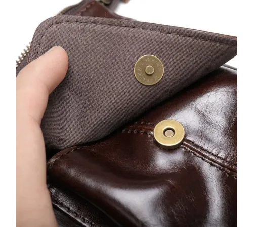 Сумка через плече чоловіча Vintage 20097 Коричнева