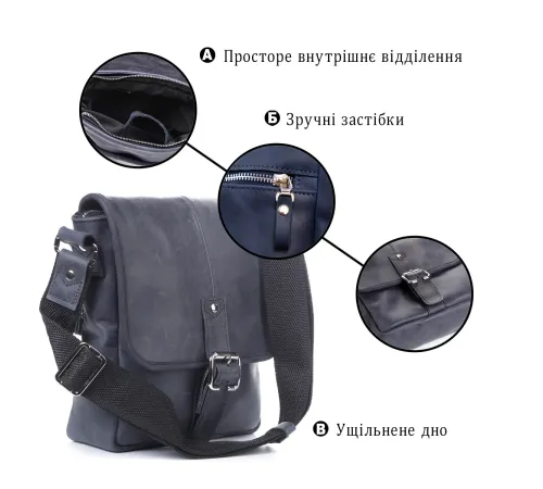 Сумка SHVIGEL 11015 Синя