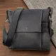 Сумка чоловіча SHVIGEL 11096 шкіряна Чорна