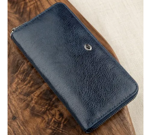Вертикальний жіночий гаманець-клатч ST Leather 18864 Синій