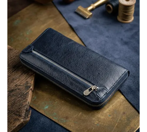 Вертикальний жіночий гаманець-клатч ST Leather 18864 Синій