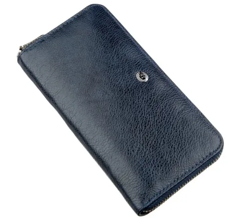 Вертикальний жіночий гаманець-клатч ST Leather 18864 Синій
