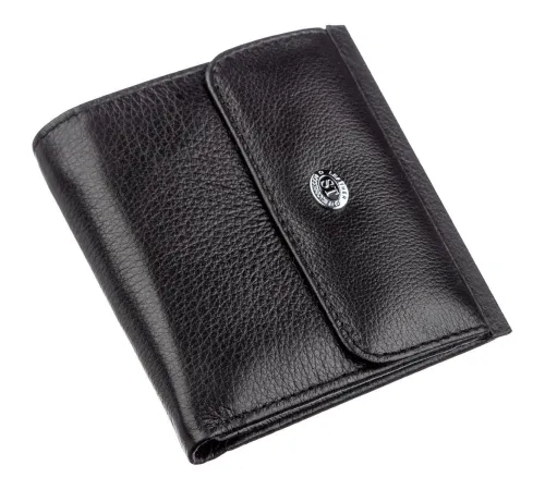 Жіночий гаманець з монетницьою ST Leather 18919 Чорний