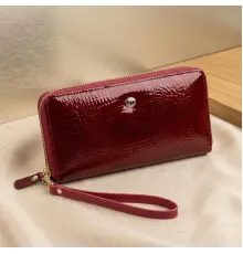 Жіночий клатч з двома відділеннями ST Leather 18907 Бордовий