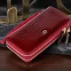 Жіночий клатч з двома відділеннями ST Leather 18907 Бордовий