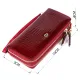Жіночий клатч з двома відділеннями ST Leather 18907 Бордовий