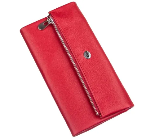 Жіночий шкіряний гаманець ST Leather 20091 Червоний
