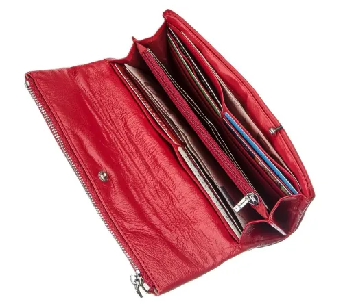 Жіночий шкіряний гаманець ST Leather 20091 Червоний