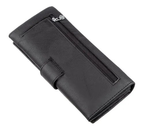 Жіночий гаманець з монетницьою на блискавки Boston 18849 Чорний