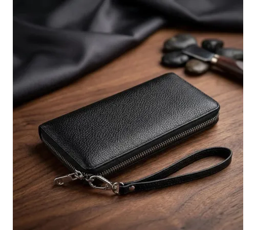 Витончений жіночий гаманець-клатч ST Leather 18852 Чорний
