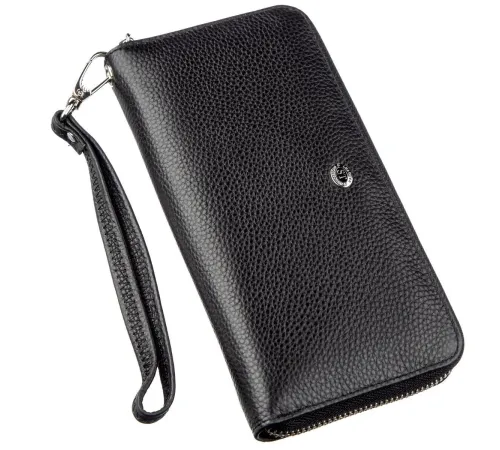 Витончений жіночий гаманець-клатч ST Leather 18852 Чорний