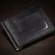 Шкіряний чоловічий Затискач на магніті ST Leather 18937 Чорний