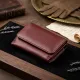 Компактний жіночий гаманець на кнопці ST Leather 18885 Темно-червоний