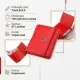 Гаманець ST Leather 18323 (ST440) дуже зручний жіночий Червоний