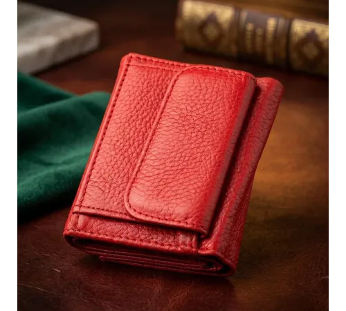 Гаманець ST Leather 18323 (ST440) дуже зручний жіночий Червоний