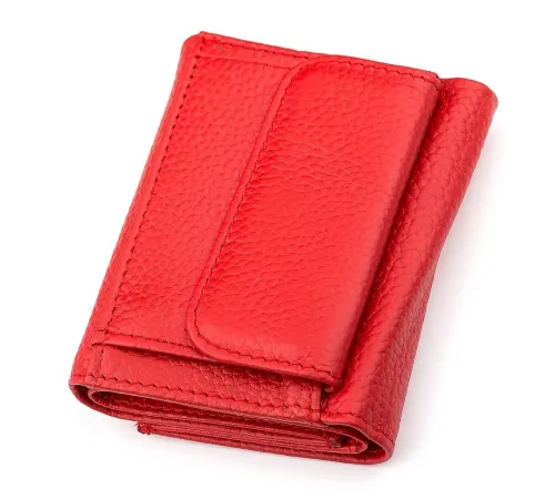 Гаманець ST Leather 18323 (ST440) дуже зручний жіночий Червоний