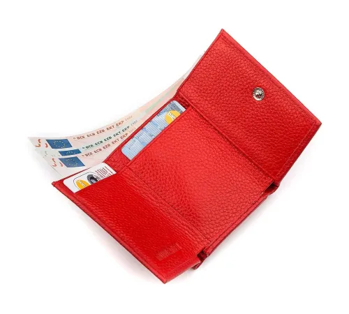 Гаманець ST Leather 18323 (ST440) дуже зручний жіночий Червоний