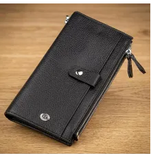 Гаманець ST Leather 18383 (ST420) надійний Чорний