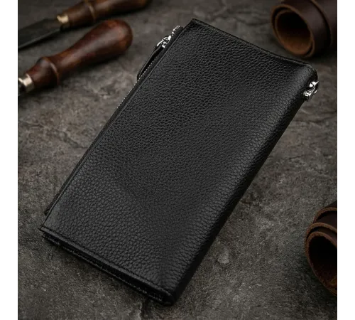 Гаманець ST Leather 18383 (ST420) надійний Чорний