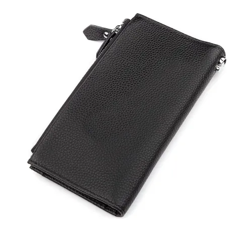 Гаманець ST Leather 18383 (ST420) надійний Чорний