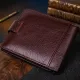 Гаманець горизонтальний чоловічий флотар шкіряний TAILIAN 19009 Коричневий