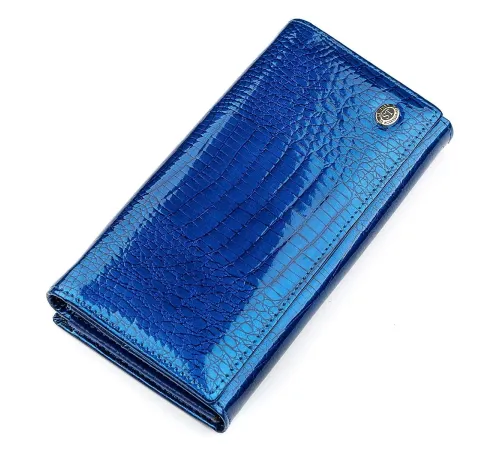 Гаманець жіночий ST Leather 18394 (S3001A) місткий Синій