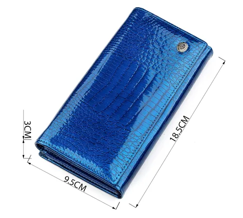 Гаманець жіночий ST Leather 18394 (S3001A) місткий Синій