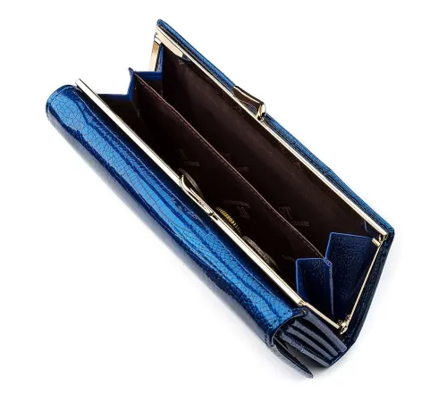 Гаманець жіночий ST Leather 18394 (S3001A) місткий Синій
