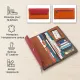 Гаманець жіночий ST Leather 18406 (SB42-2) багатофункціональний Червоний