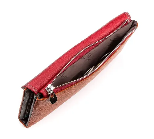 Гаманець жіночий ST Leather 18406 (SB42-2) багатофункціональний Червоний