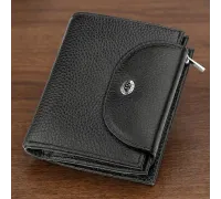 Гаманець жіночий ST Leather 18411 (ST410) компактний Чорний