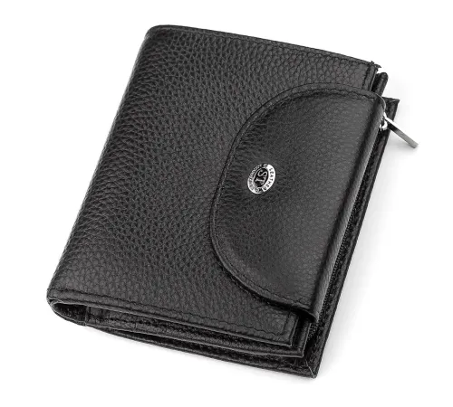 Гаманець жіночий ST Leather 18411 (ST410) компактний Чорний