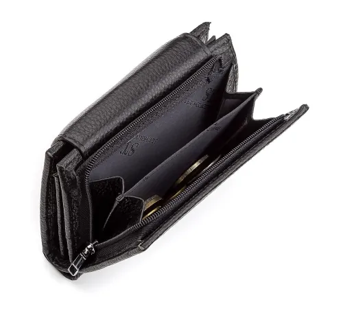 Гаманець жіночий ST Leather 18411 (ST410) компактний Чорний