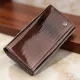 Гаманець жіночий ST Leather 18431 (S9001A) лакована шкіра Коричневий