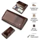 Гаманець жіночий ST Leather 18431 (S9001A) лакована шкіра Коричневий
