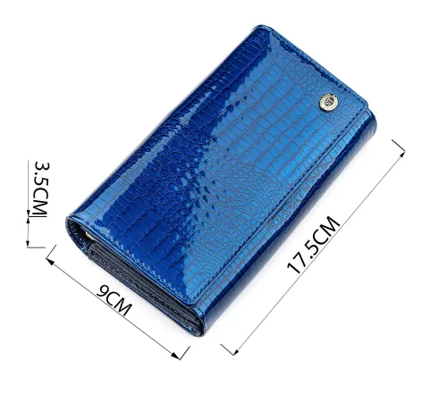 Гаманець жіночий ST Leather 18432 (S9001A) модний Синій