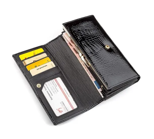 Гаманець жіночий ST Leather 18433 (S9001A) надійний Чорний