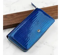 Гаманець жіночий ST Leather 18435 (S7001A) лакований Синій
