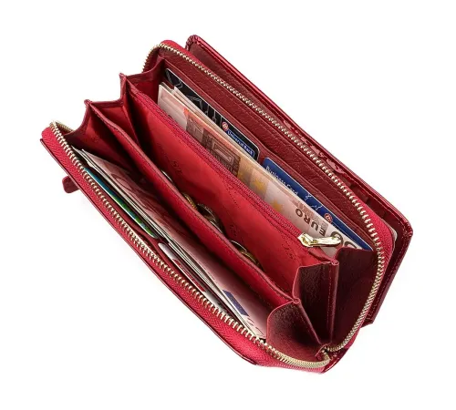 Гаманець жіночий ST Leather 18436 (S7001A) місткий Червоний
