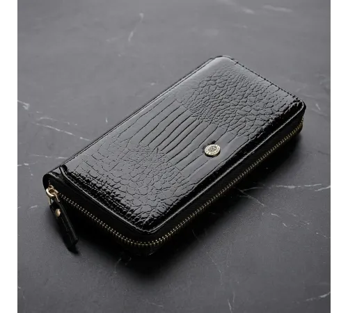 Гаманець жіночий ST Leather 18437 (S7001A) натуральна шкіра Чорний