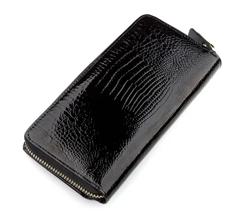 Гаманець жіночий ST Leather 18437 (S7001A) натуральна шкіра Чорний