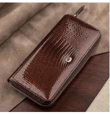 Гаманець жіночий ST Leather 18438 (S7001A) багатофункціональний Коричневий