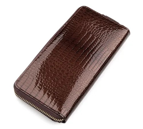 Гаманець жіночий ST Leather 18438 (S7001A) багатофункціональний Коричневий