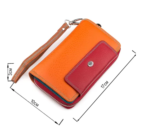 Гаманець жіночий ST Leather 18441 (SB55-5) місткий Червоний