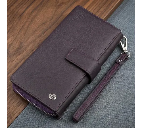 Гаманець жіночий ST Leather 18455 (SТ228) зручний Фіолетовий